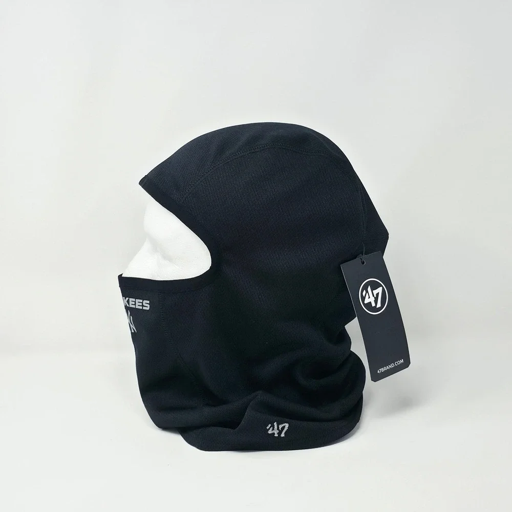 '47 Brand New York Yankees B-QTOTB17ZME-BK Balaclava Unisex OSFA Black MLB Mask